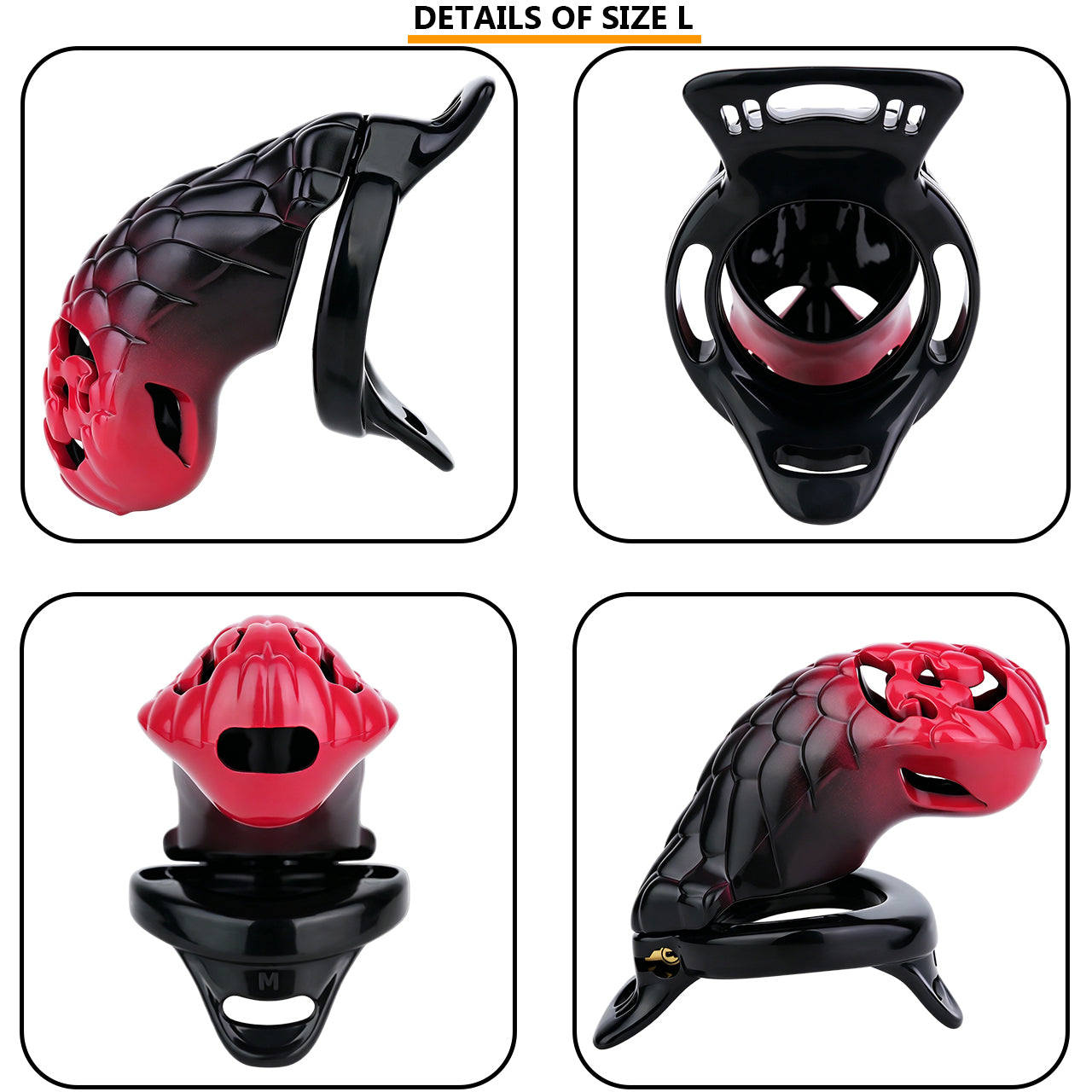 Serpent Queen Chastity Cage | F297