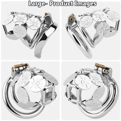Solar Serpent Coiled Chastity Cage | F316A