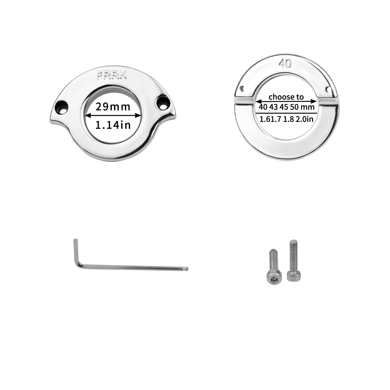 Lockable Metal Cock Ring