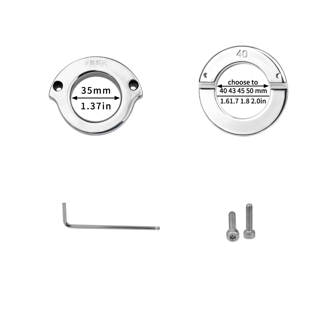Lockable Metal Cock Ring