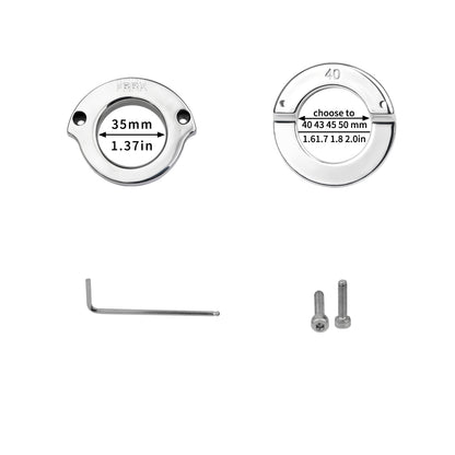 Lockable Metal Cock Ring