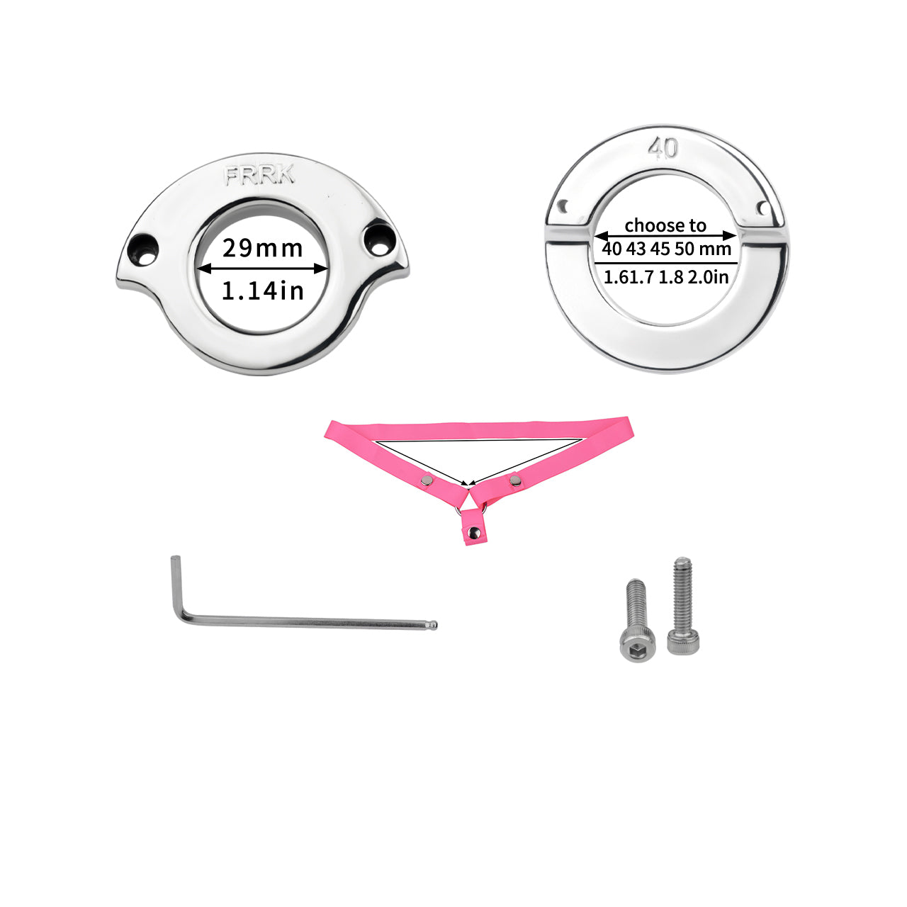 Lockable Metal Cock Ring