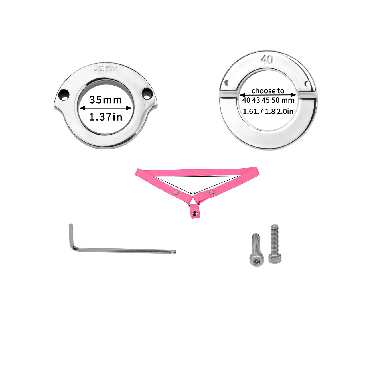 Lockable Metal Cock Ring