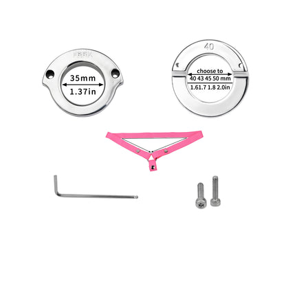 Lockable Metal Cock Ring