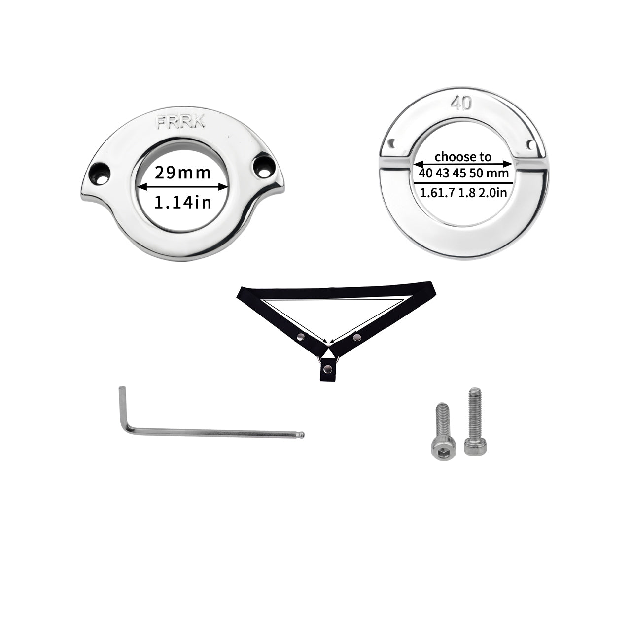 Lockable Metal Cock Ring