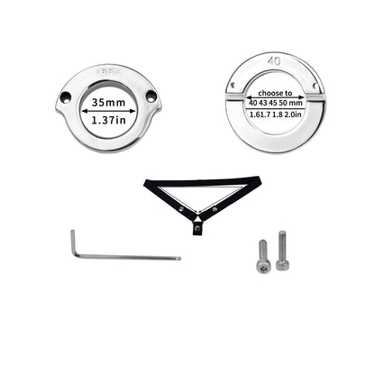 Lockable Metal Cock Ring