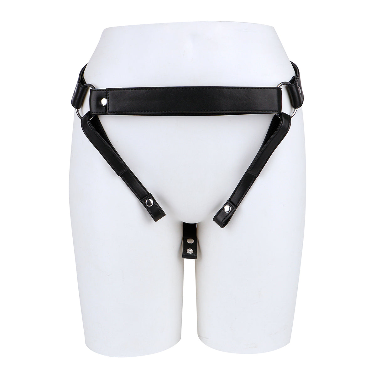 Three-Way Electric Shock Portable Leather Harness | DV9041