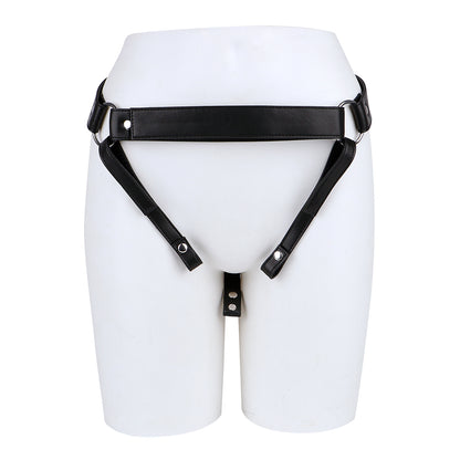 Three-Way Electric Shock Portable Leather Harness | DV9041