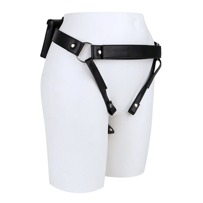 Three-Way Electric Shock Portable Leather Harness | DV9041