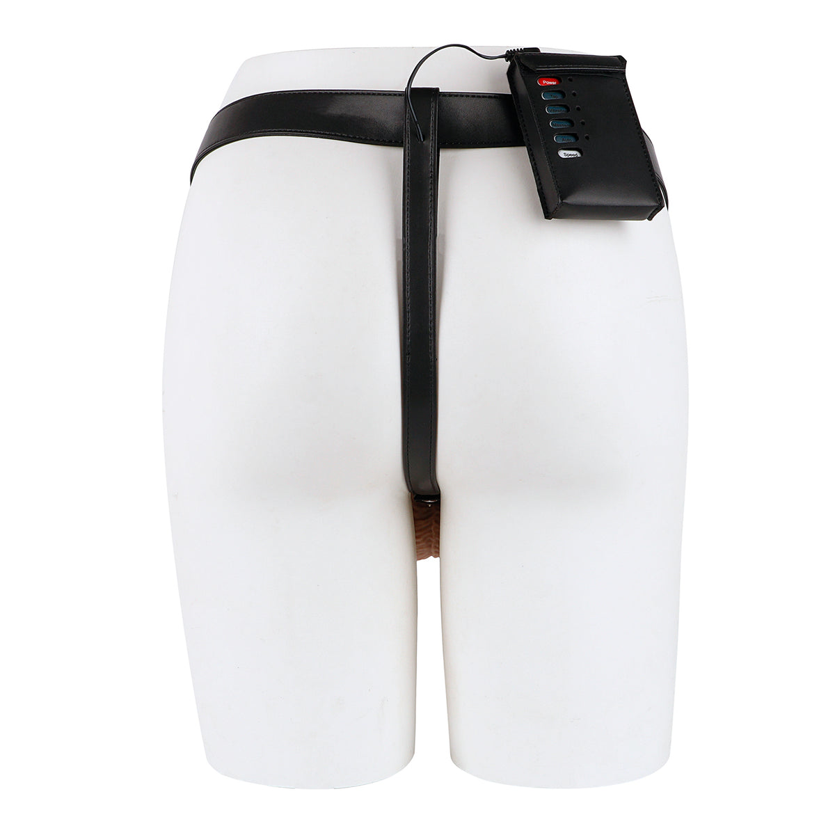 Three-Way Electric Shock Portable Leather Harness | DV9041
