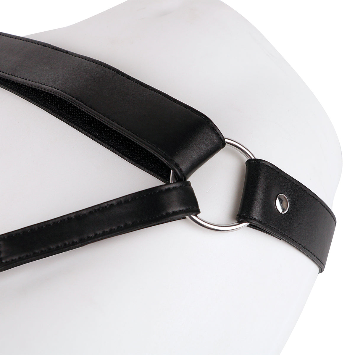 Three-Way Electric Shock Portable Leather Harness | DV9041