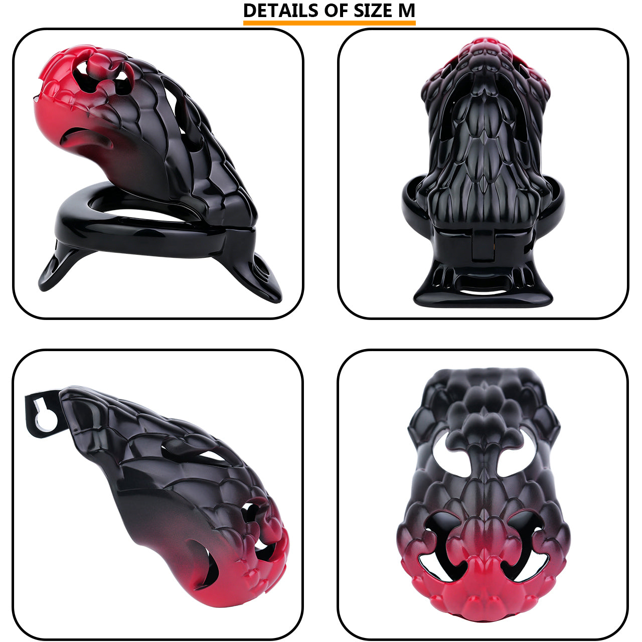 Serpent Queen Chastity Cage | F297