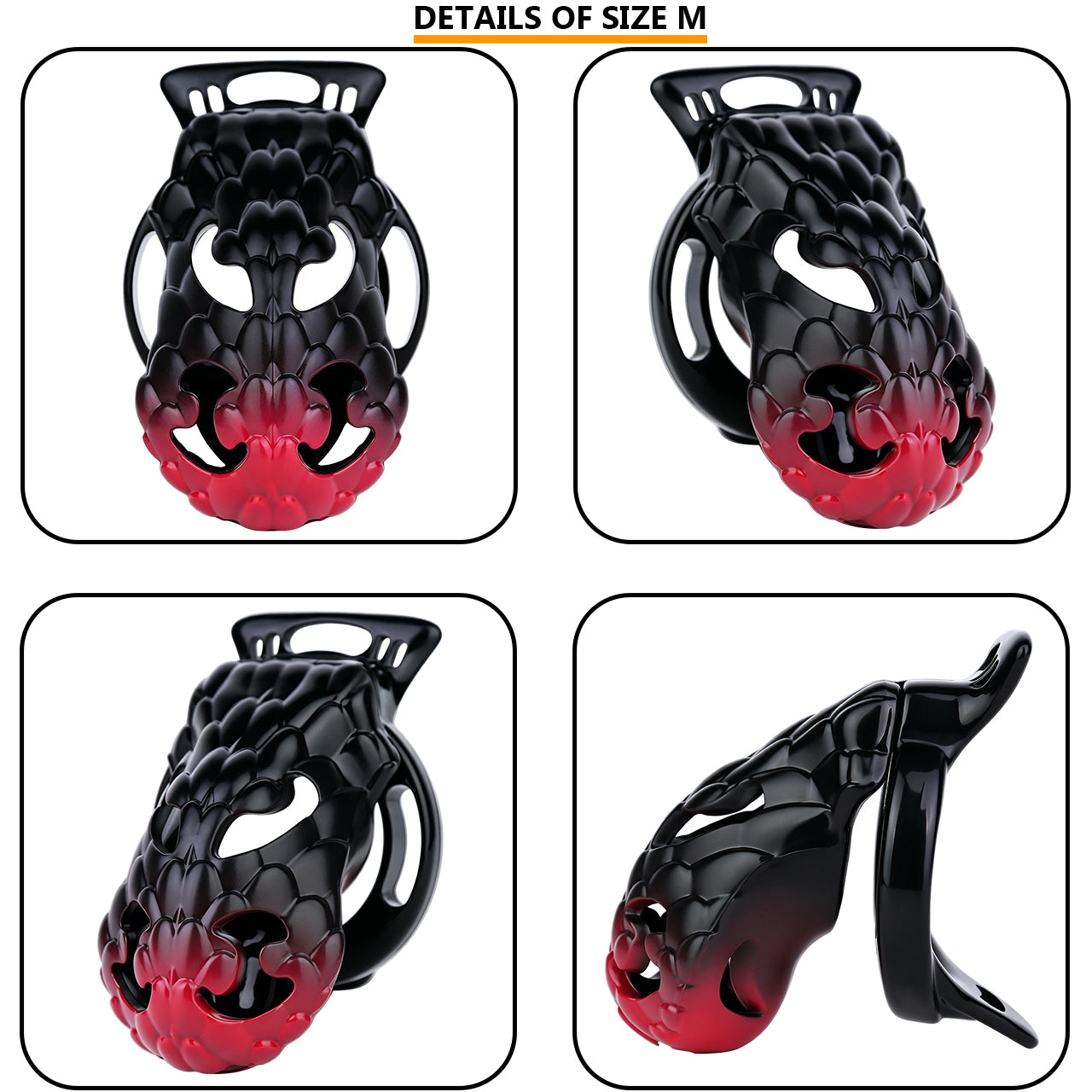 Serpent Queen Chastity Cage | F297