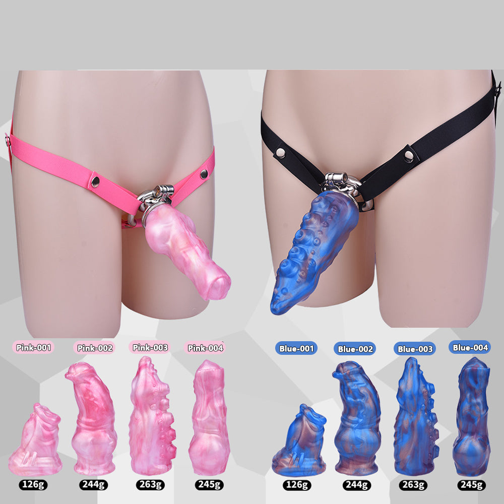 Monster Dildo for FRRK Dildo Chastity Cages Only