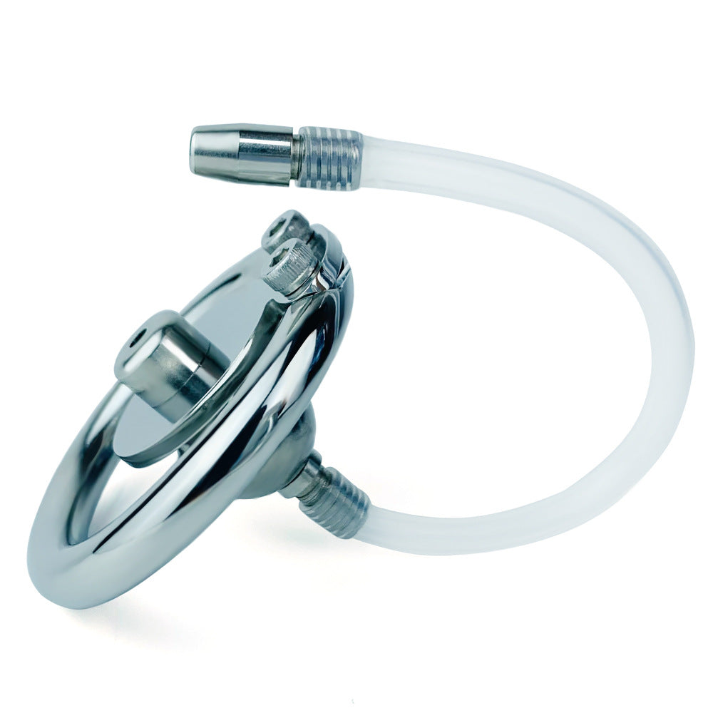 Flat Disc Chastity Cage With Inverted Steel Ball Catheter, F3160 - FRRK