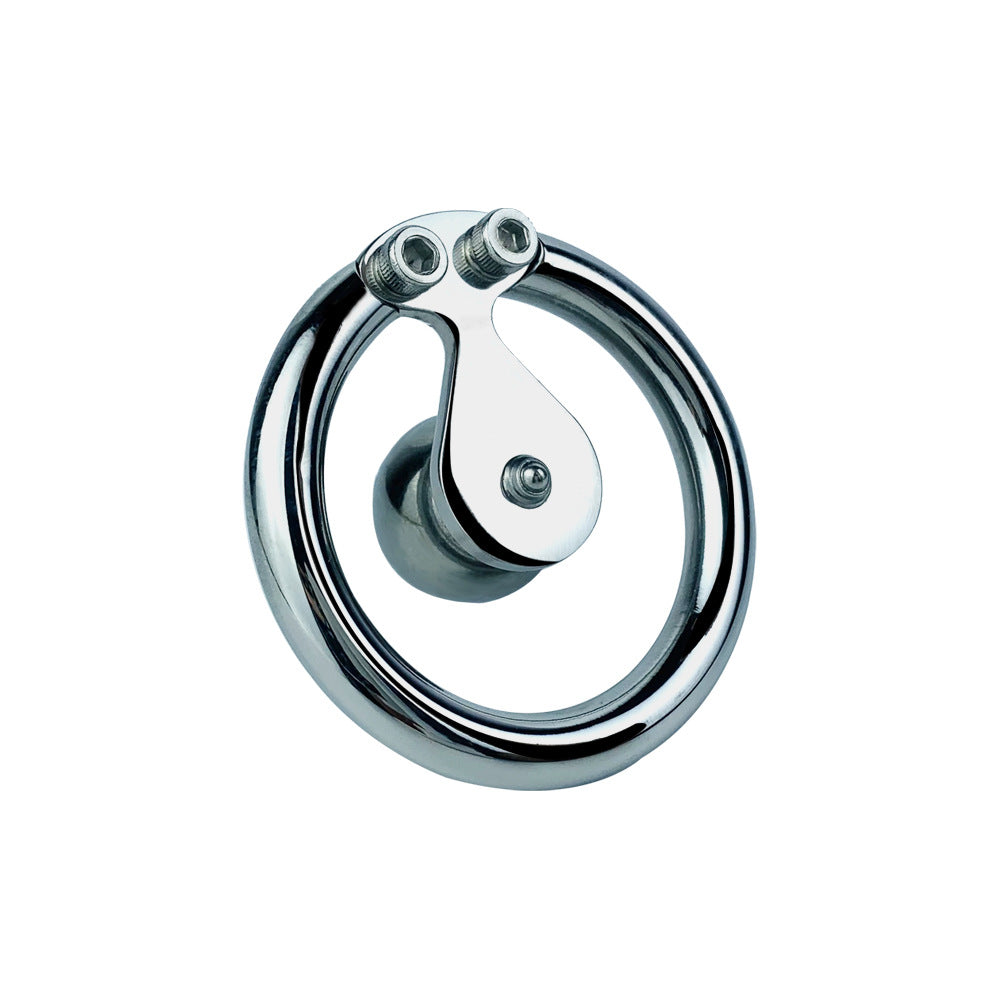 Negative Ball Inverted Steel Flat Chastity Cage, F3158 - FRRK