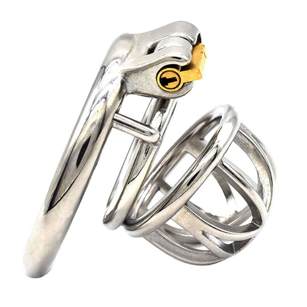 Male Top Split Open Chastity Cage, F3044 - FRRK