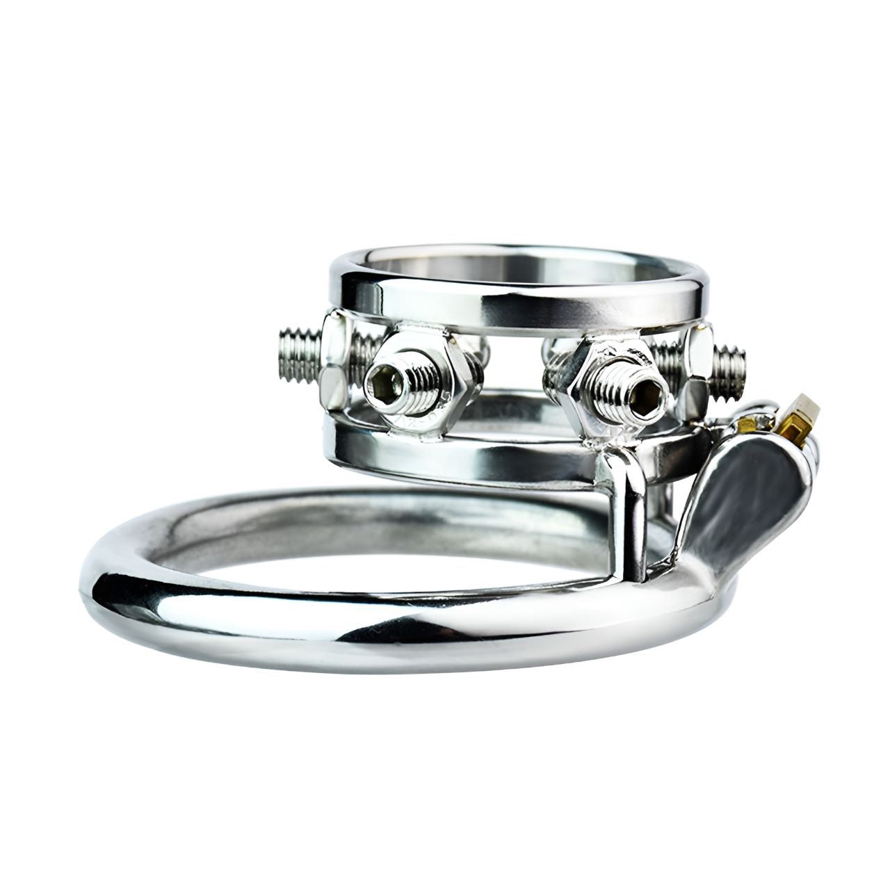 Double Penis Rings Welded Spikes Chastity Cage, F3131 - FRRK