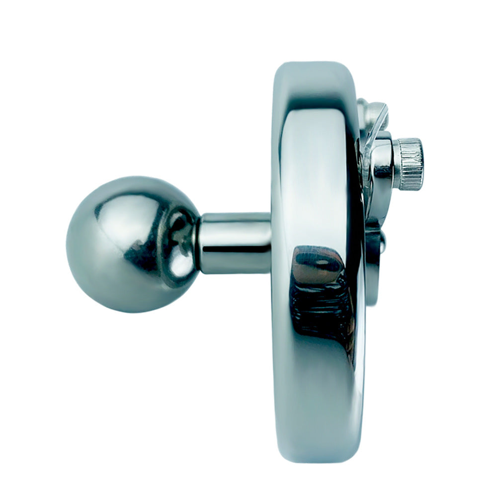 Inverted Negative Long Bar Ball Flat Chastity Cage, F3165 - FRRK
