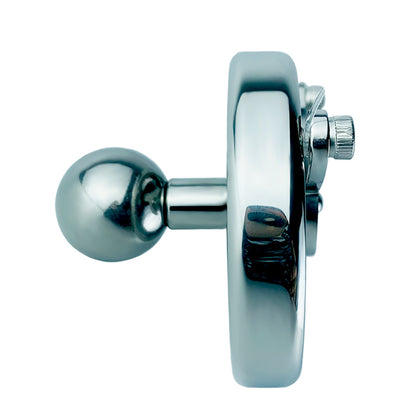 Inverted Negative Long Bar Ball Flat Chastity Cage, F3165 - FRRK