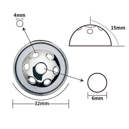 Hemisphere Male Chastity Cage with Honeycomb Hole, F3173 - FRRK