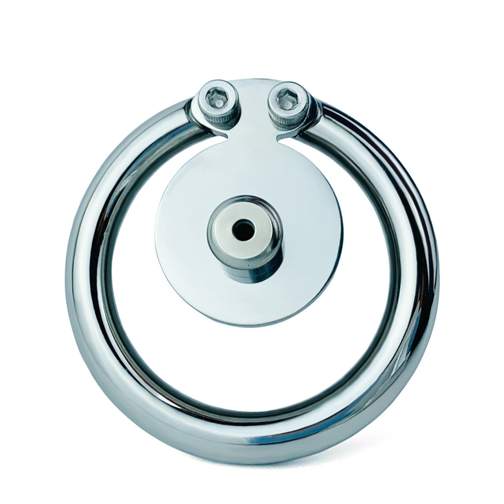 Flat Disc Chastity Cage With Inverted Steel Ball Catheter, F3160 - FRRK