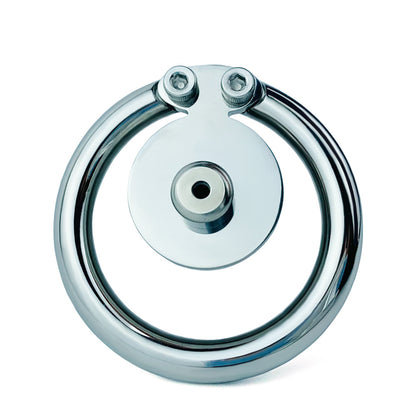 Flat Disc Chastity Cage With Inverted Steel Ball Catheter, F3160 - FRRK
