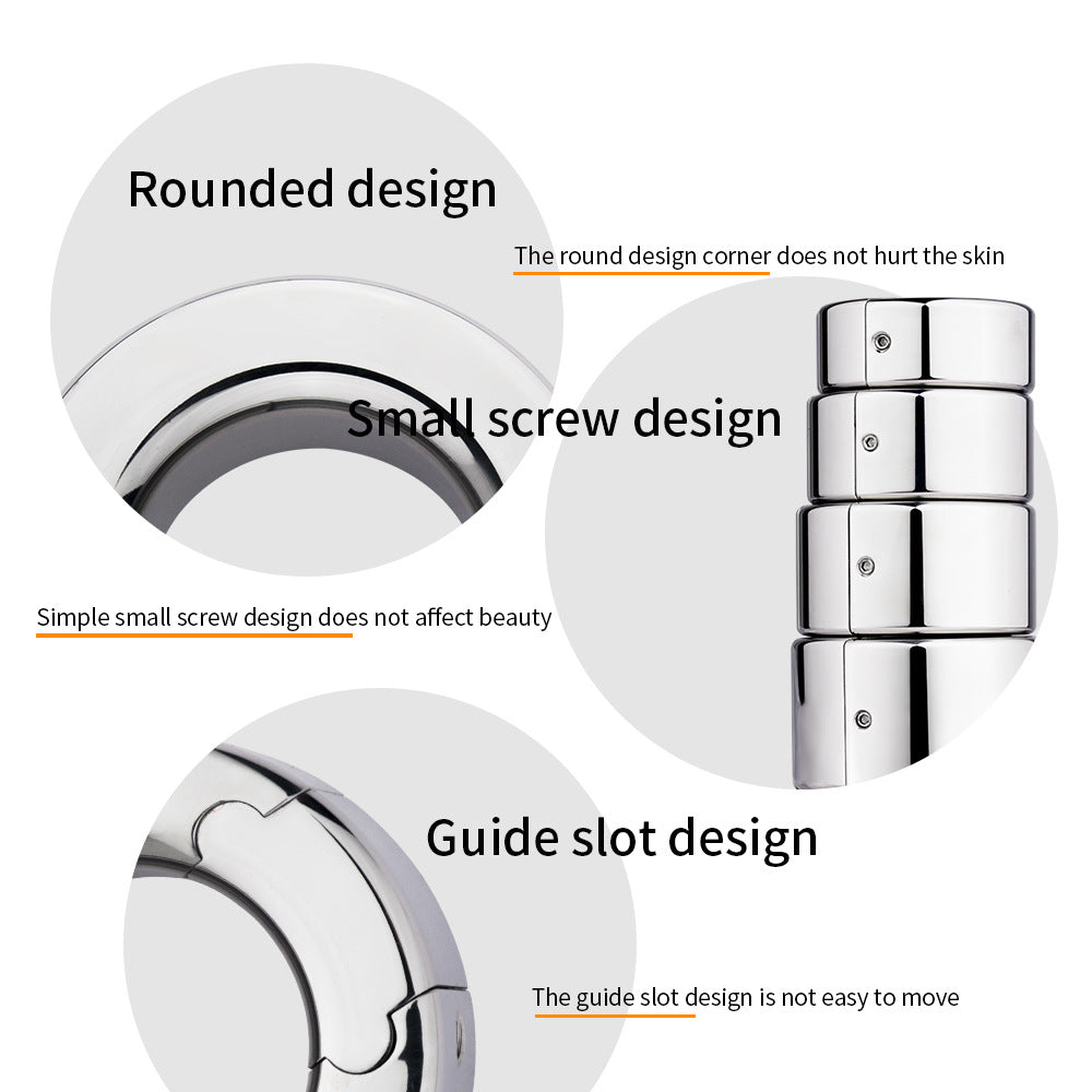 Stainless Steel Metal Ball Stretcher Lock Ring, F3154 - FRRK