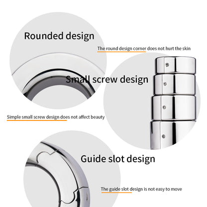 Stainless Steel Metal Ball Stretcher Lock Ring, F3154 - FRRK