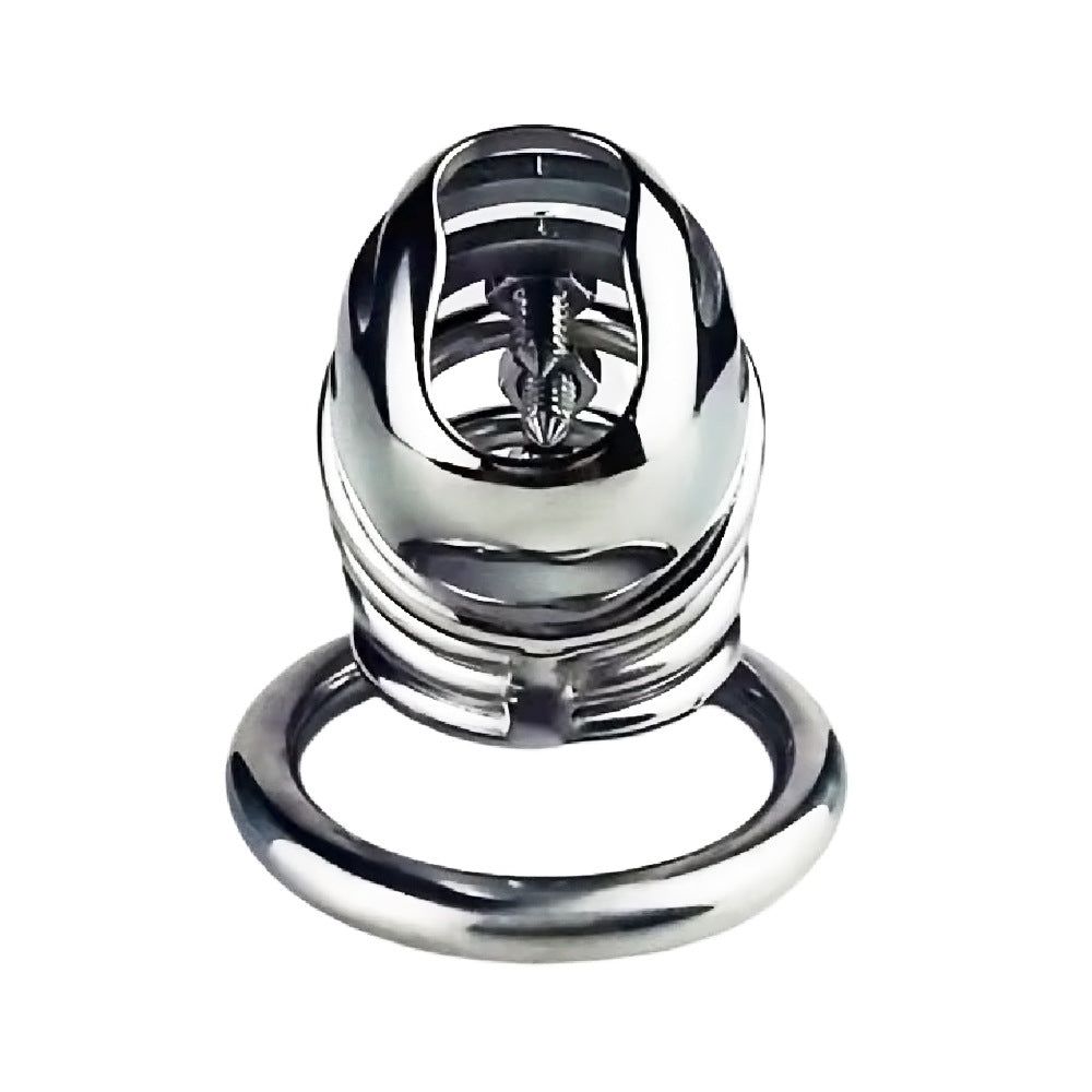Split-Front Open Spiked Chastity Cage, F3103 - FRRK