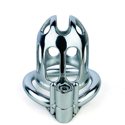 Split-Front Open Chastity Cage Allen Wrench Lock, F3155 - FRRK