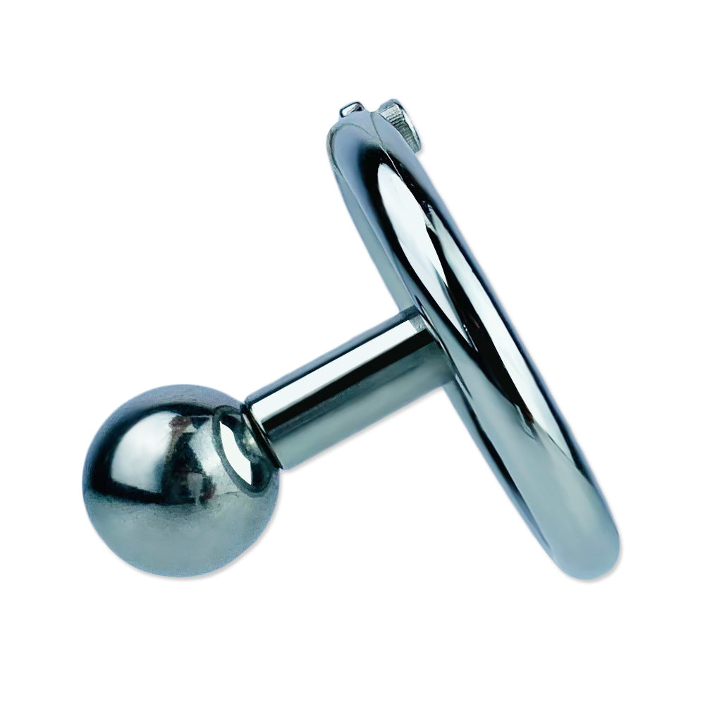 Negative Ball Flat Chastity Cage with Long Bar, F3111 - FRRK