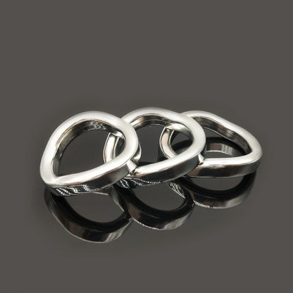 Stainless Steel Curved Cock Ring, F3038 - FRRK
