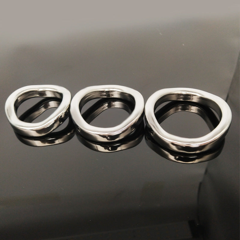 Stainless Steel Curved Cock Ring, F3038 - FRRK