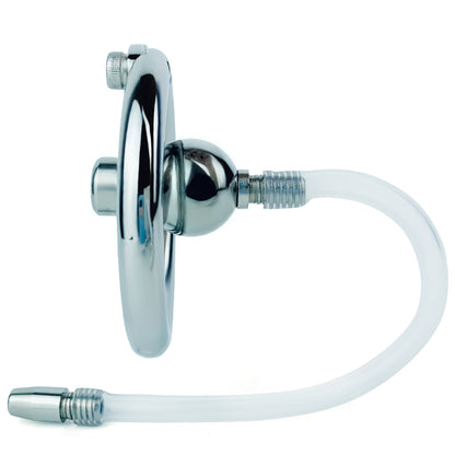 Flat Disc Chastity Cage With Inverted Steel Ball Catheter, F3160 - FRRK