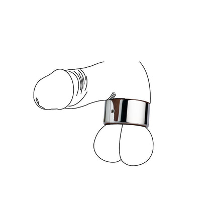 Stainless Steel Metal Ball Stretcher Lock Ring, F3154 - FRRK