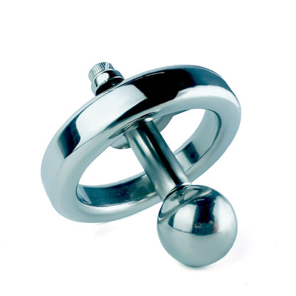 Inverted Negative Long Bar Ball Flat Chastity Cage, F3165 - FRRK