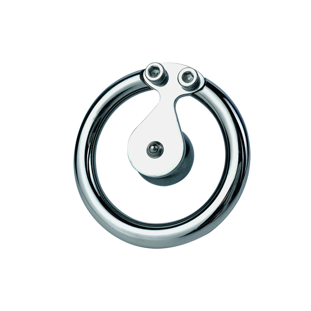 Negative Ball Inverted Steel Flat Chastity Cage, F3158 - FRRK