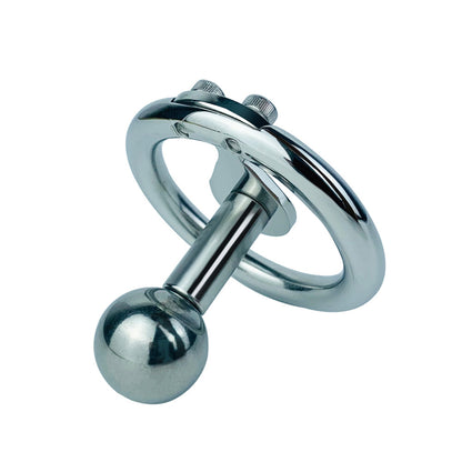 Negative Long Bar Ball Inverted Steel Flat Chastity Cage, F3159 - FRRK