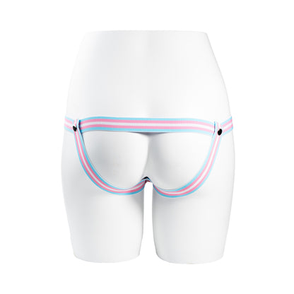 Transgender Flag Elastic Support Waist Strap
