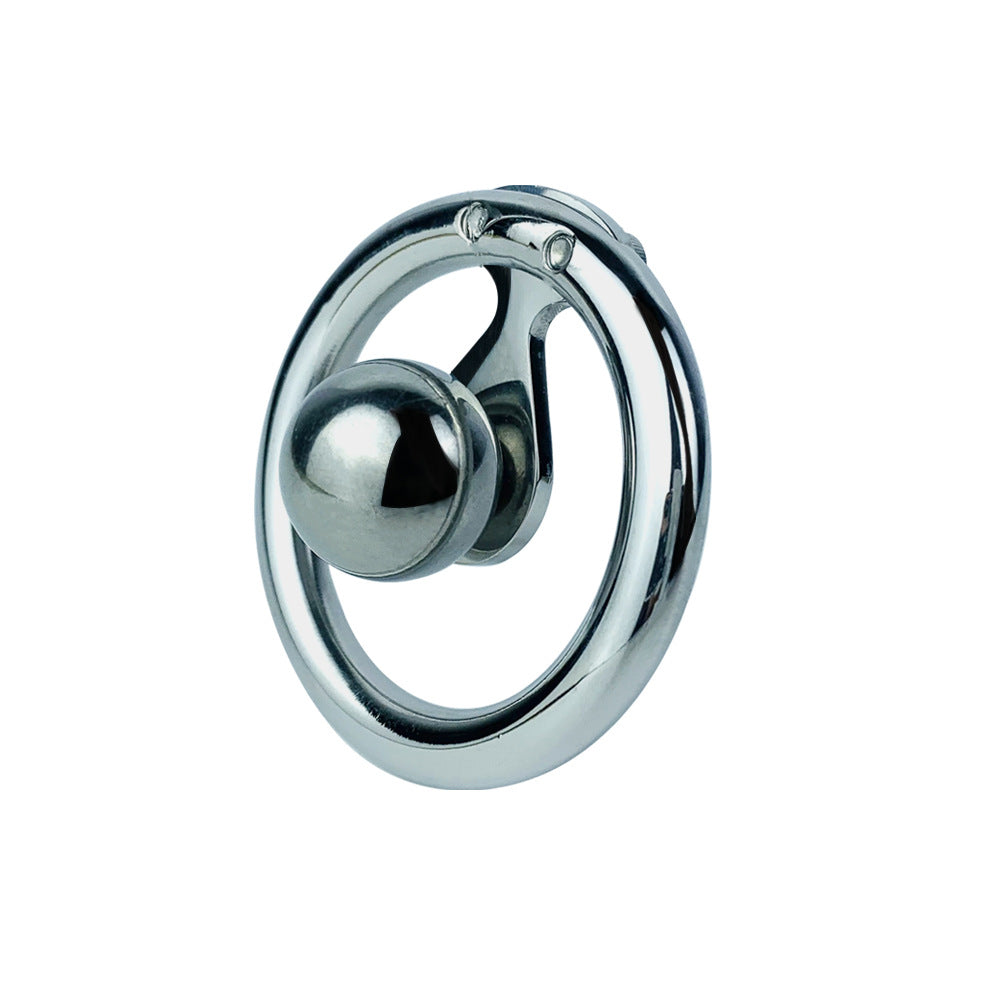 Negative Ball Inverted Steel Flat Chastity Cage, F3158 - FRRK