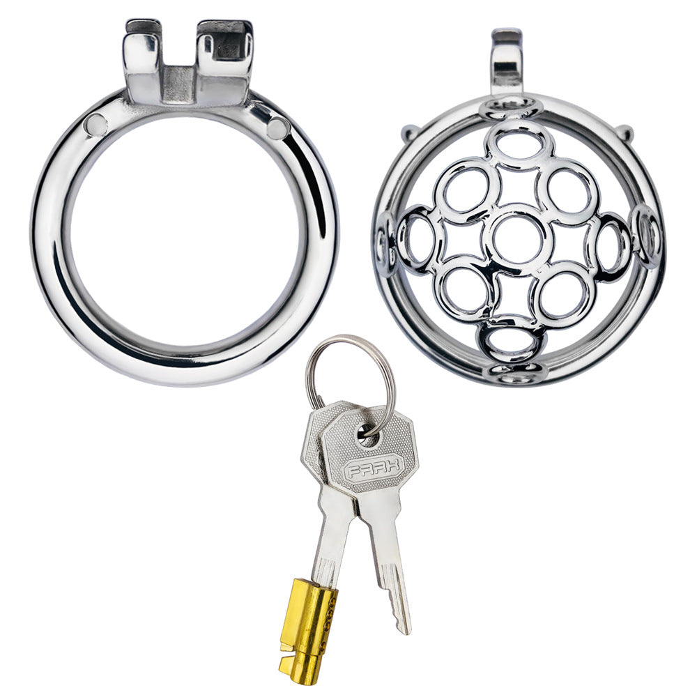 Welded Circles Chastity Cage, F3172 - FRRK