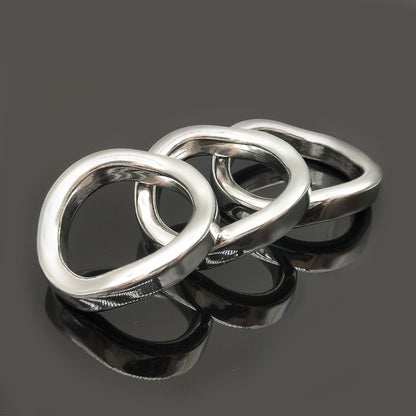 Stainless Steel Curved Cock Ring, F3038 - FRRK