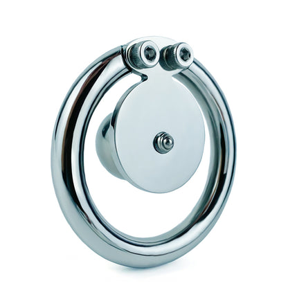 Flat Disc Chastity Cage With Inverted Steel Ball, F3161 - FRRK