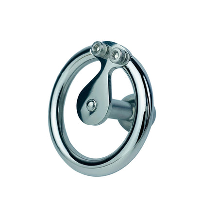 Negative Long Bar Ball Inverted Steel Flat Chastity Cage, F3159 - FRRK