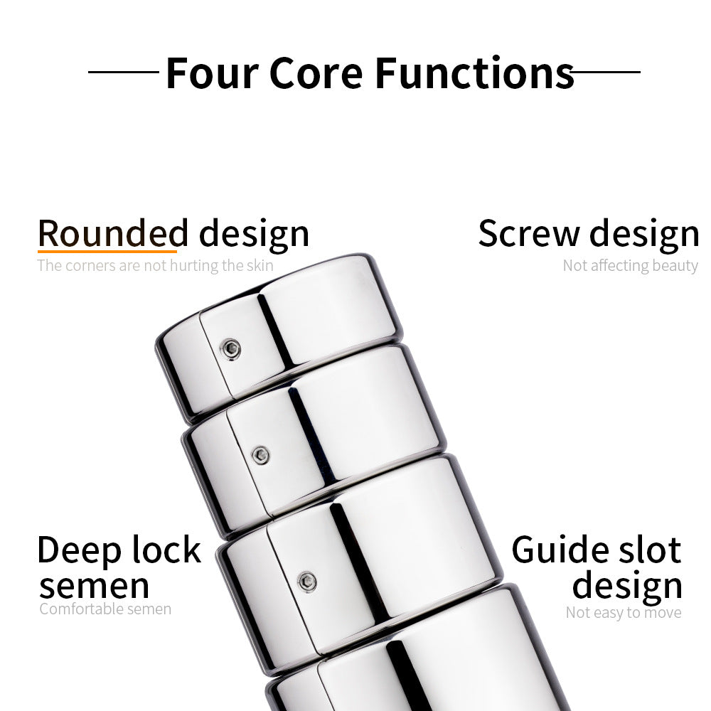 Stainless Steel Metal Ball Stretcher Lock Ring, F3154 - FRRK