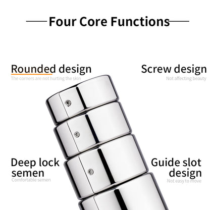 Stainless Steel Metal Ball Stretcher Lock Ring, F3154 - FRRK