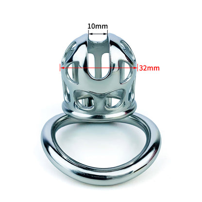 Split-Front Open Chastity Cage Allen Wrench Lock, F3155 - FRRK