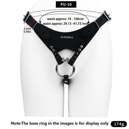 FRRK Leather Chastity Support Strap | PU10