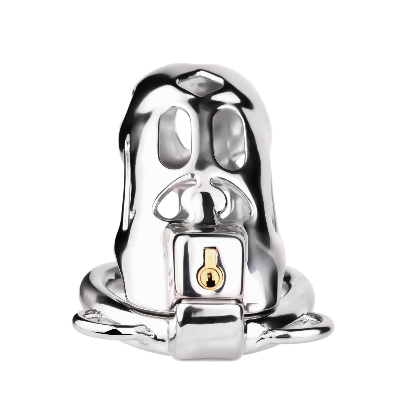 Premium Chastity Cage With Belt- Large Size | F3184L